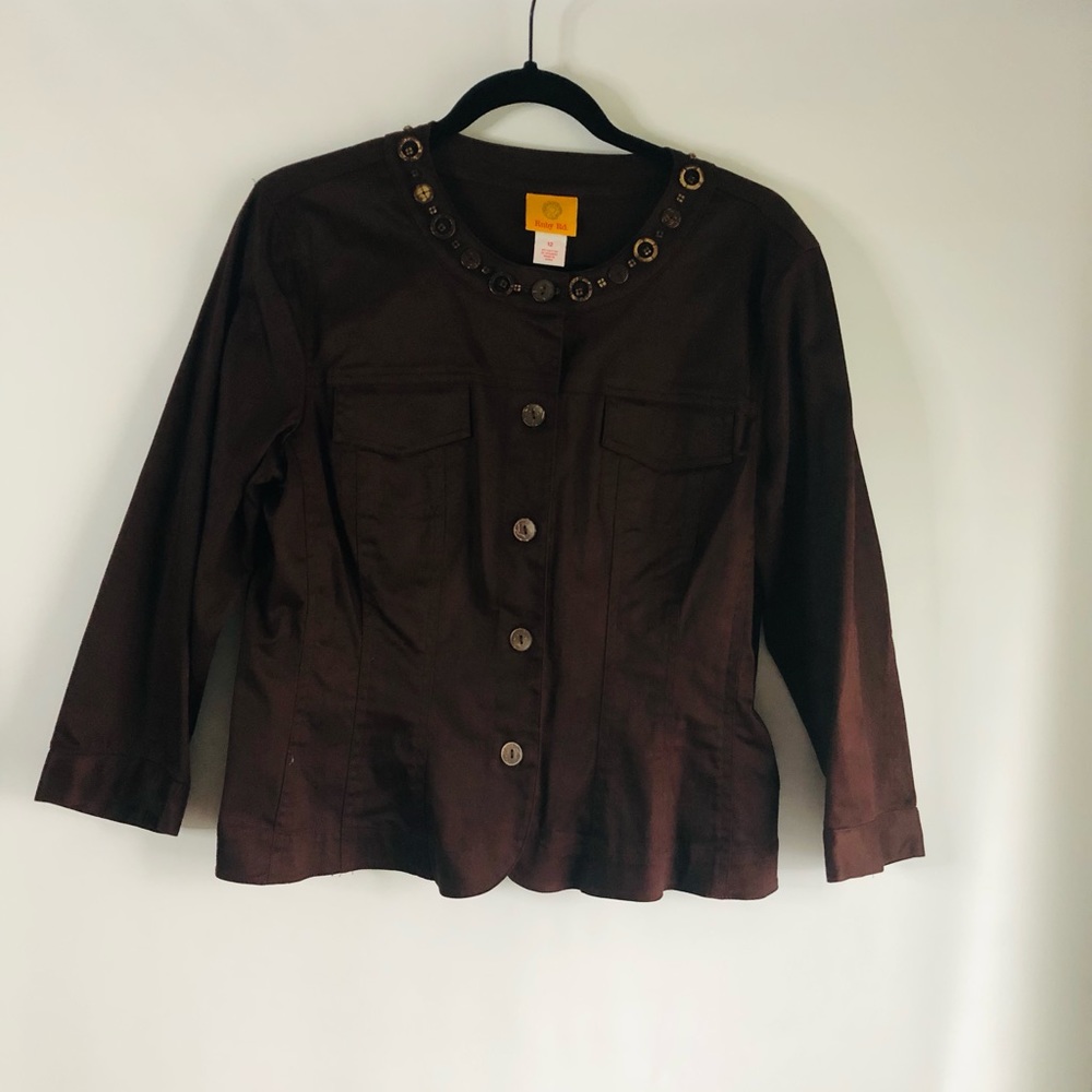 Jacket Brown Size 12 Ruby Rd